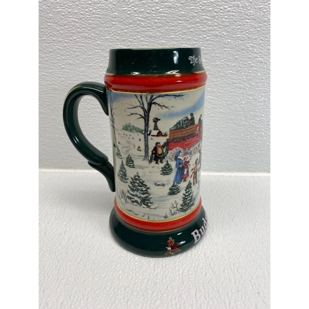 Vtg Budweiser 1991 Beer Stain Colectors Edition The Season Best Ceramic Mug